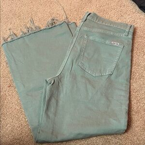 Women’s Green Jeans cropped wide leg